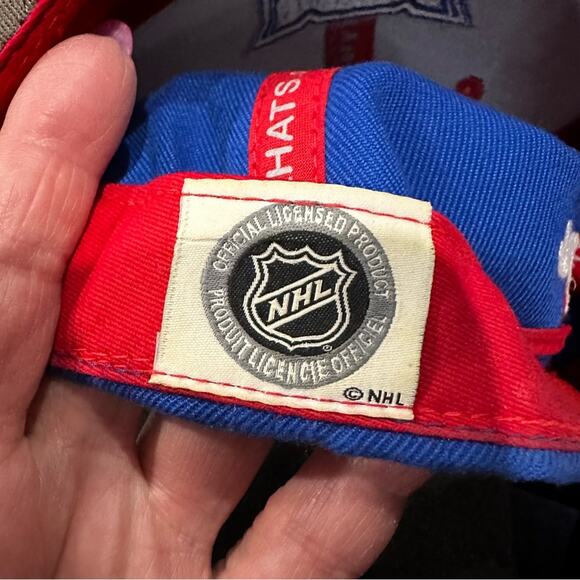Zephyr New York rangers ball cap. Blue red gray adjustable snap back - Picture 5 of 6